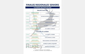 Finales Régionales 2016 à Saint Florent sur Cher