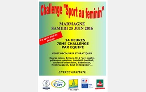 SPORT AU FEMININ - MARMAGNE